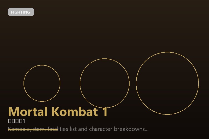 Mortal Kombat 1 game guide and walkthrough - GameGuide