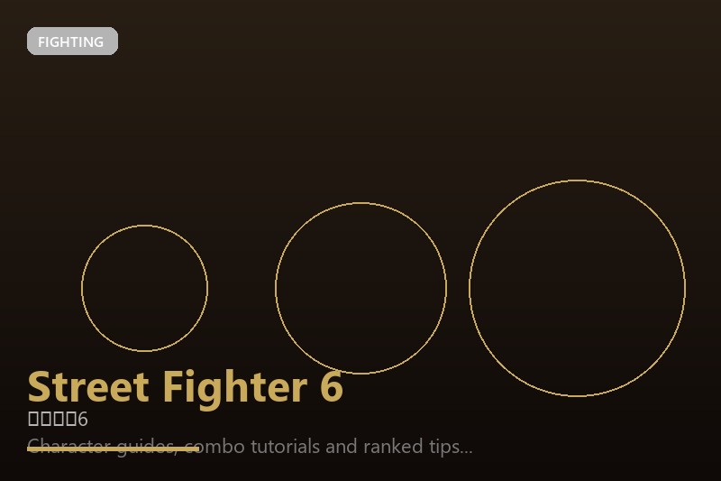 Street Fighter 6 game guide and walkthrough - GameGuide